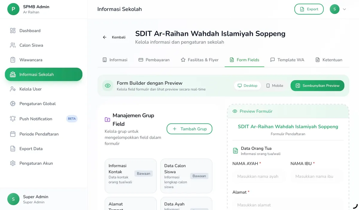 MadaniCore - Foundation Management Platform screenshot 2