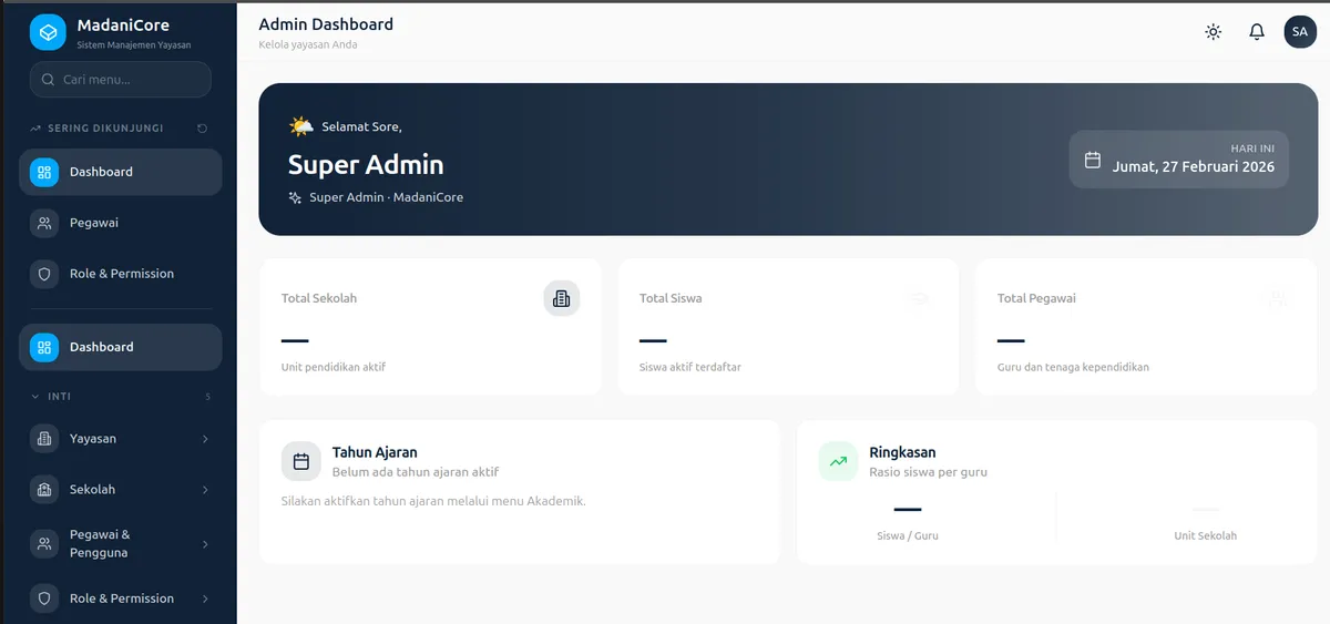 MadaniCore - Foundation Management Platform screenshot 4