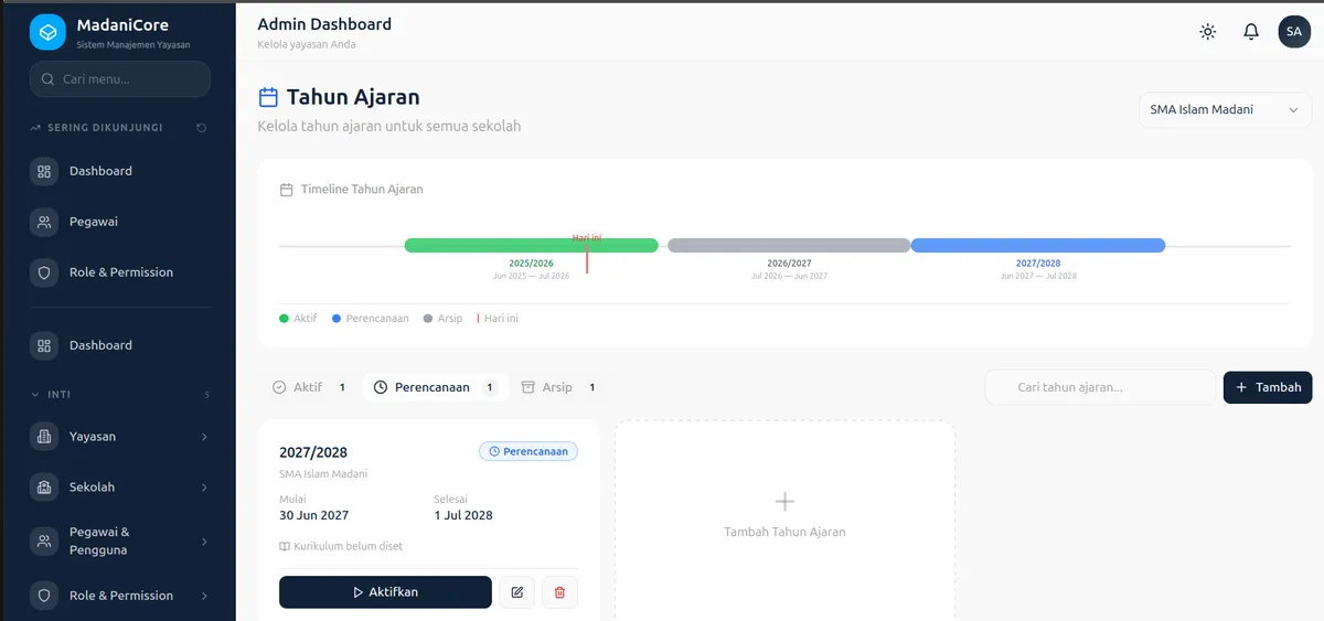 MadaniCore - Foundation Management Platform screenshot 5