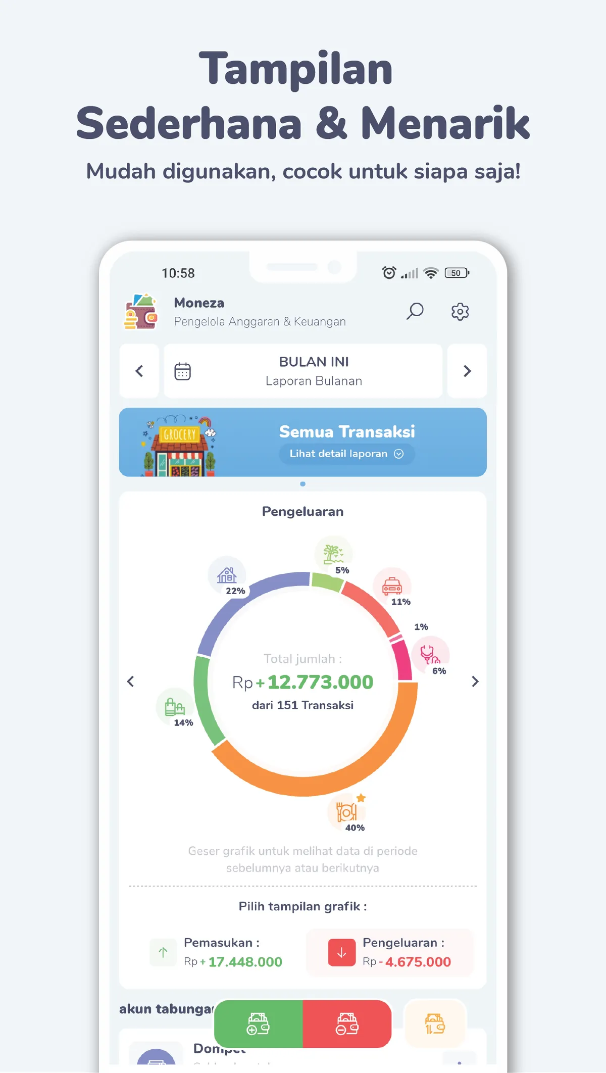 Moneza - Budget & Money Manager screenshot 1